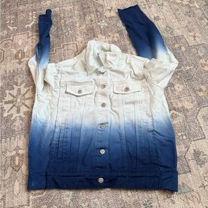 525 Ombre Partial Jean Jacket